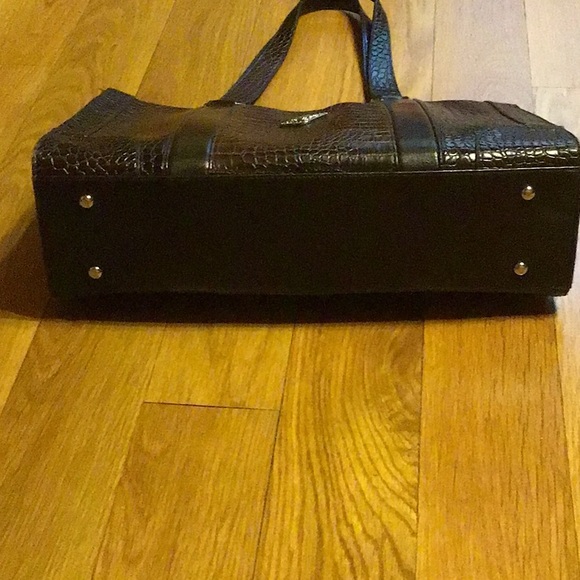 Coldwater Creek brown faux crocodile bag, excellent condition. - Picture 3 of 6